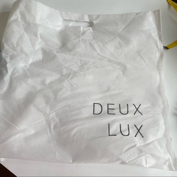 Deux Lux vegan leather & canvas backpack - Picture 2 of 7